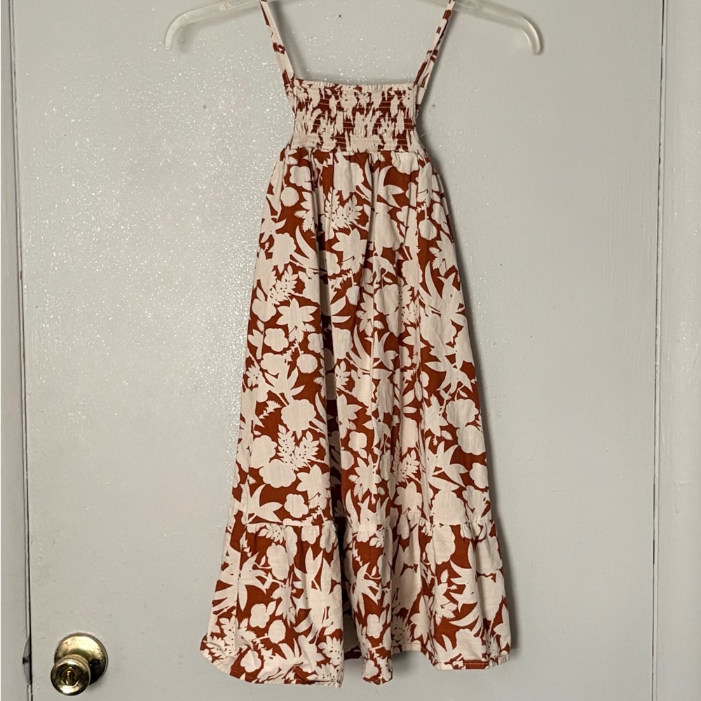 Cat & Jack Girls' Sleeveless Smocked Maxi Dress 6/6X